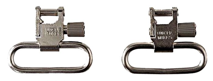 Uncle Mike's 14622 Super Swivel  Quick Detach 115 RUG Nickel 1" Loop for Ruger 10/22/ .44 Mag/ #3 Carbines