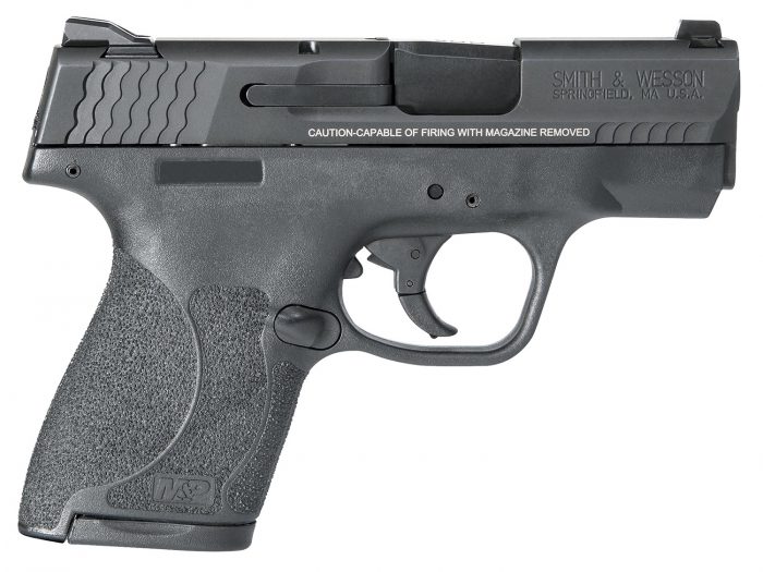 Smith & Wesson 11808 M&P Shield M2.0 9mm Luger 3.10" Barrel 7+1 Or 8+1,  Black Polymer Frame, Armornite Stainless Steel Slide, Textured Polymer Grip, No Manual Safety