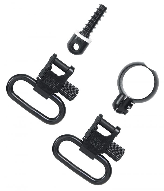 Uncle Mike's 13412 Super Swivel  Quick Detach 115 RF Blued 1" Loop for Most 22 Cal Tube Diameter & .430-.455" Rifles (Except Win 94/22M US)
