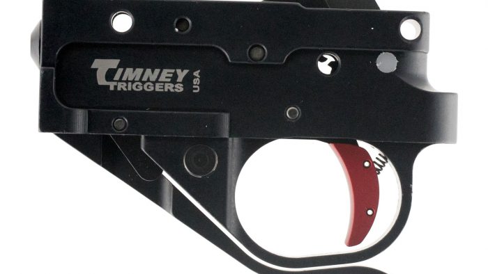 Timney Triggers 10222C Replacement Trigger  Single-Stage Curved Trigger with 2.75 lbs Draw Weight & Black/Red Finish for Ruger 10/22