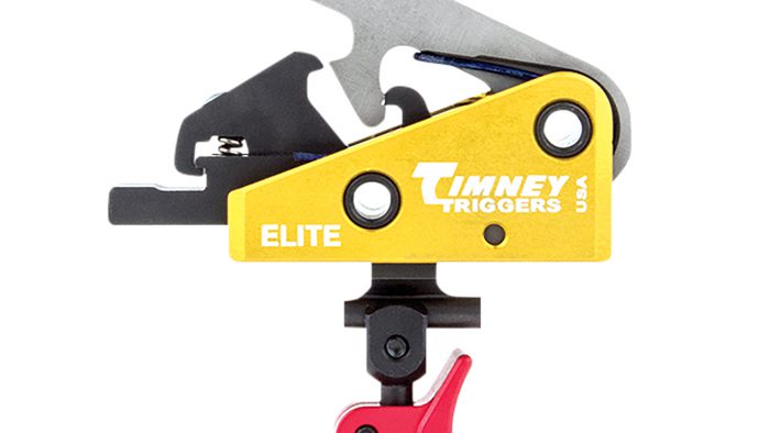 Timney Triggers 660CE Calvin Elite  1.50-2 lbs Draw Weight & Black/Gold Finish for AR-Platform