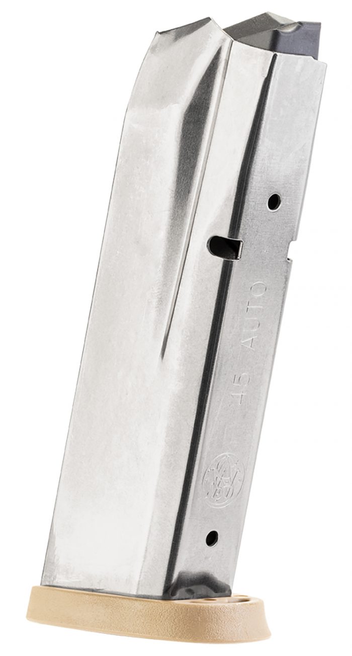 Smith & Wesson 194700000 M&P  10rd 45ACP Brown Floor Plate Steel