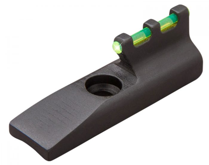 TruGlo TG965G Front Sight  Green Fiber Optic Front/Black Frame Fits Browning Buck Mark Fits Ruger MK II/MK III/MK IV, 22/45, Front Post Screw Mount