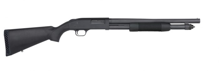 MOSSBERG 590 12/18.5 BL/SY 7SH BEAD SGT