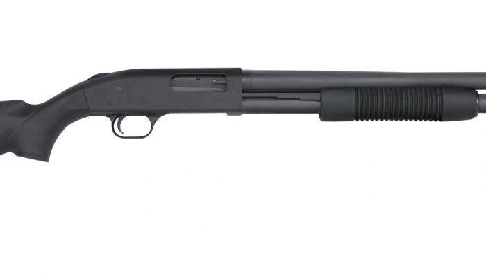 MOSSBERG 590 12/18.5 BL/SY 7SH BEAD SGT