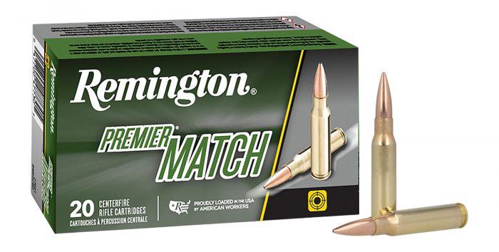 Remington Ammunition 21486 Premier Match 308Win 175gr Sierra MatchKing BTHP 20 Per Box/10 Case