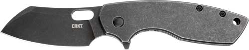 CRKT PILAR LARGE 2.67" PLAIN - EDGE FOLDING BLADE STONEWASH