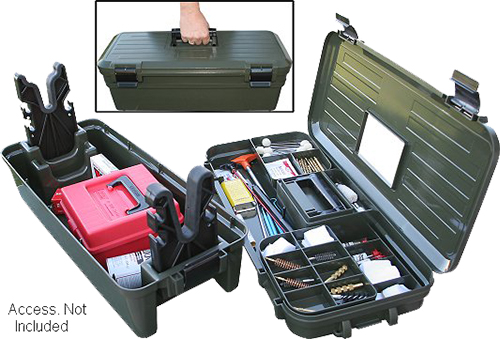 MTM Case-Gard RBMC11 Shooting Range Box  Forest Green Plastic