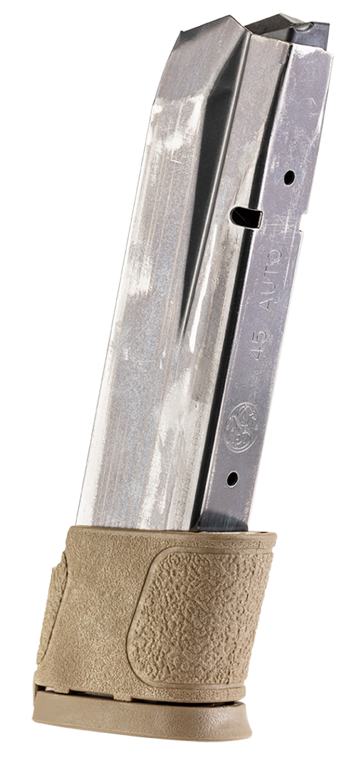 Smith & Wesson 194770000 M&P  14rd 45ACP Brown Floor Plate Steel