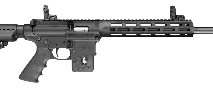 Smith & Wesson 10205 M&P15 Performance Center Sport 22 LR 10+1 18" Threaded Barrel,  Vltor Adjustable Stock, Magpul Folding MBUS Sights, Match Grade Precision Barrel,Chamber & Trigger, Hogue Grip, Opt