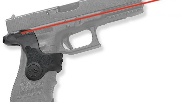 Crimson Trace 0124301 Lasergrips  Compatible w/Glock Gen3 17/17L/19/22/23/31/32/34/35/37/38,Red Laser Black Polymer