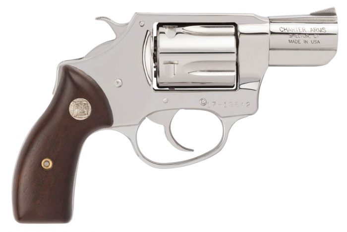 Charter Arms 73829 Undercover  Small 38 Special, 5 Shot 2" High Polished Stainless Steel Barrel, Cylinder & Frame w/Wood Grip, Exposed Hammer
