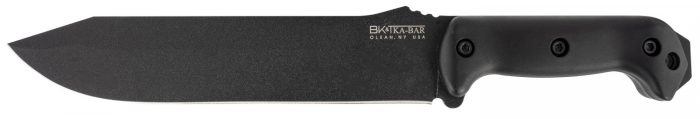 Ka-Bar BK9 Becker Combat Bowie 9.25" Fixed Clip Point Plain Black 1095 Cro-Van Blade, Black Ultramid Handle, Includes Sheath