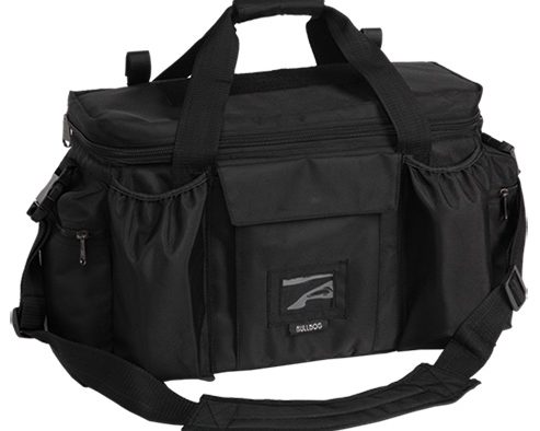 Bulldog BD920 Deluxe Police & Shooter XL Black Nylon w/ Removeable Dividers, Storage Pockets
