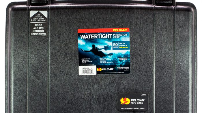 Pelican 1470000110 Protector Laptop Case Black 16" Interior Polymer