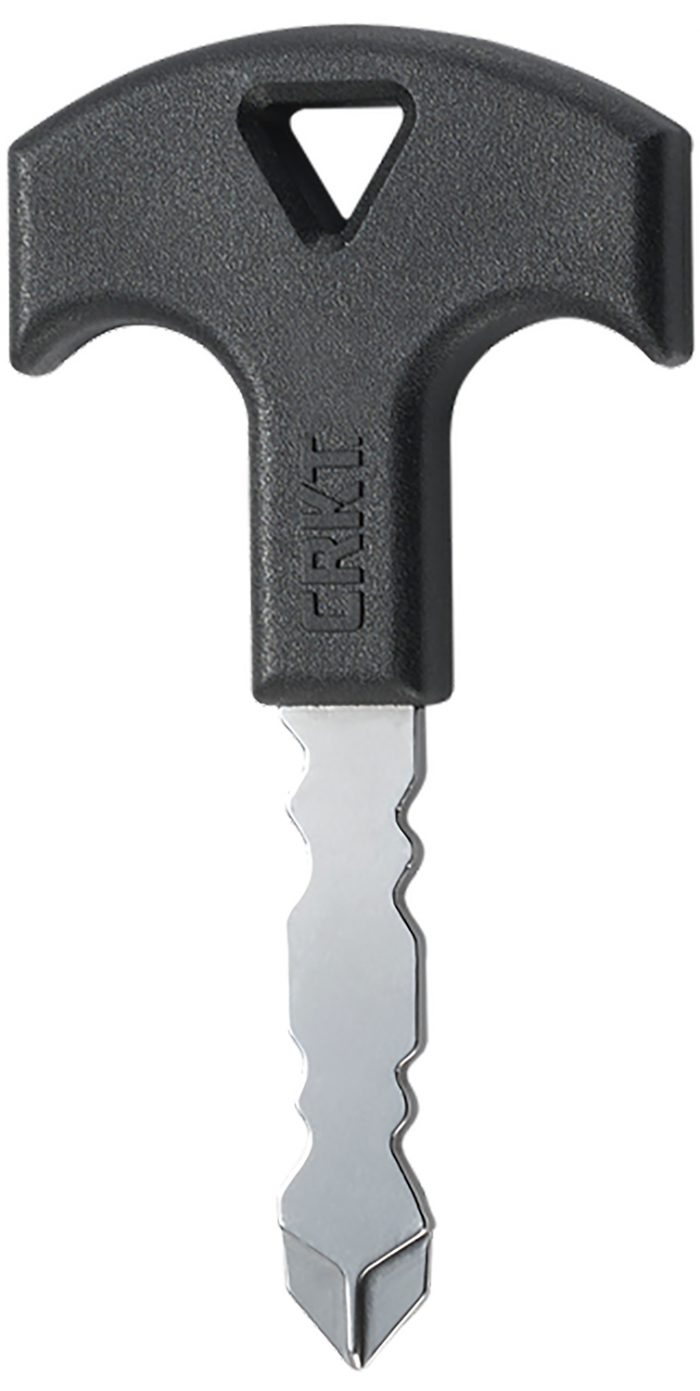 CRKT 9705 Williams Defense Key Matte Black 3CR13 Steel Includes Phillips Screwdriver
