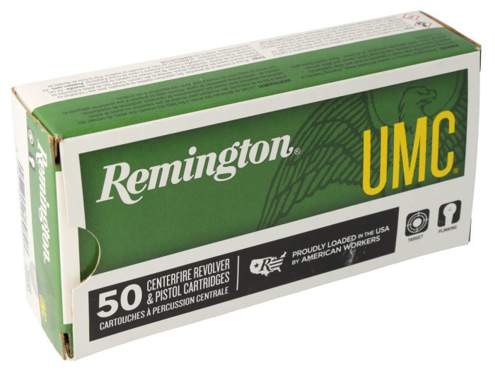 Remington Ammunition 23728 UMC  9mmLuger 115gr Full Metal Jacket 50 Per Box/10 Case