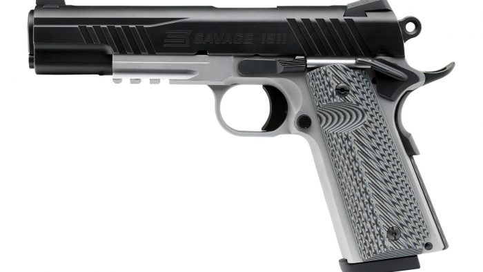 SAVAGE ARMS 1911 GOV 9MM BL/SS RAIL 10+1