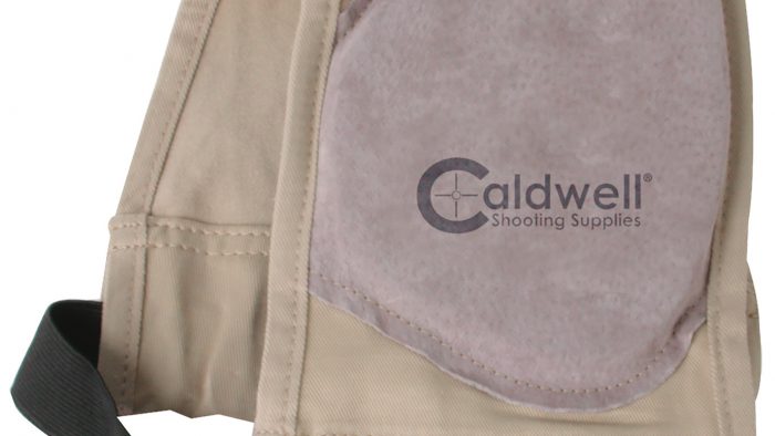 Caldwell 300010 Recoil Shield Magnum Tan Cloth w/Leather Pad