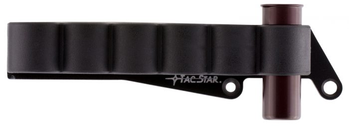 TacStar 1081211 SideSaddle Slimline Remington 870/1100/1187 12 Gauge 6rds Black Polymer w/Aluminum Mounting Plate
