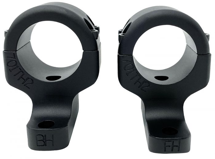 DNZ 701H2 Game Reaper 2 Scope Mount/Ring Combo Matte Black 1" Howa