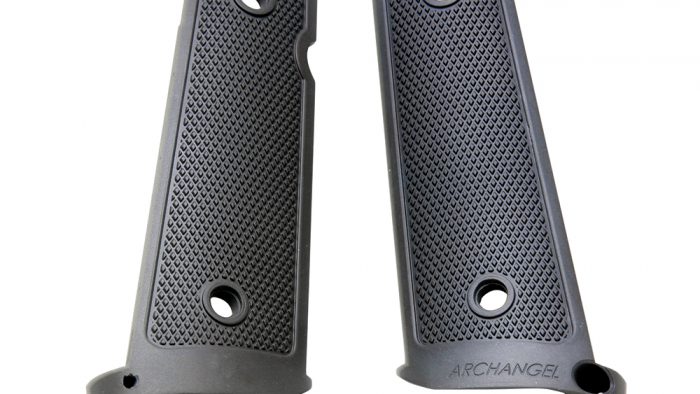 Archangel AA108 Grip Panels  Made of Aluminum With Black Anodized Diamond Checkering Finish for 1911 Government