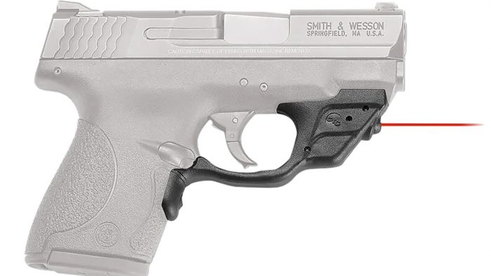 Crimson Trace 0135601 Laserguard  S&W M&P Shield/Shield M2.0, Red Laser Black Polymer