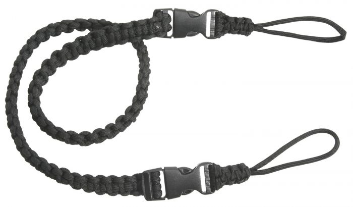 Outdoor Connection PCBS80575 Bino-Strap  Black Paracord 32.50" OAL