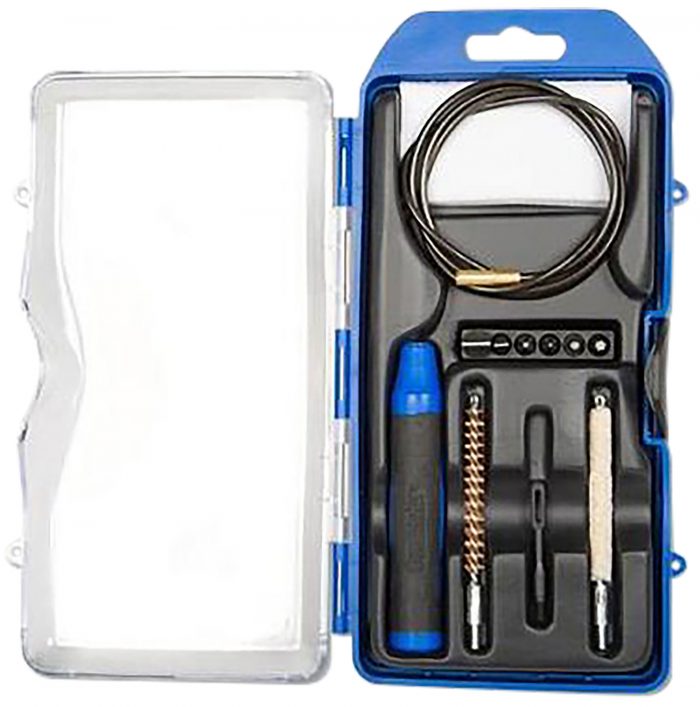 DAC GM22LR GunMaster Cleaning Kit 22 Cal Rifle/14 Pieces Black/Blue