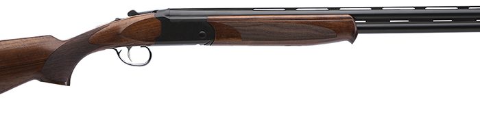 Stevens 22166 555  Full Size 20 Gauge Break Open 3" 2rd 26" Black Satin Over/Under Vent Rib Barrel, Satin Black Aluminum Receiver, Fixed Turkish Walnut Stock, Ambidextrous