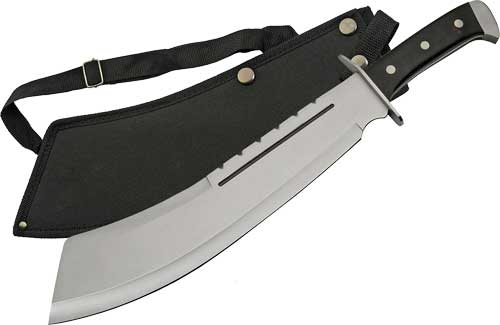 SZCO RITE EDGE 13.5" BLACK - BULLY MACHETE SS BLADE W/SHTH