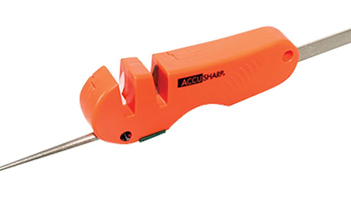 AccuSharp 028C 4-in-1 Sharpener Hand Held Coarse Tungsten Sharpener Orange
