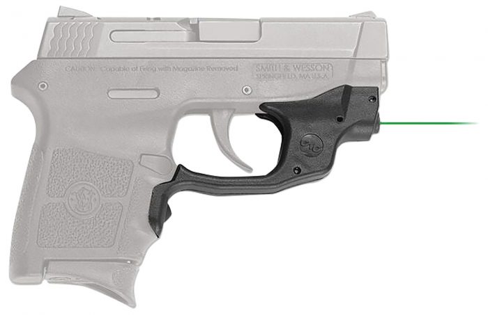 Crimson Trace 0143901 Laserguard  Fits S&W M&P Bodyguard .380, Green Laser Black Polymer