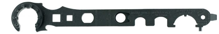NcStar TARW2 Armorer's Barrel Wrench Gen2 Black Steel AR15/M4/M16, 12.90"