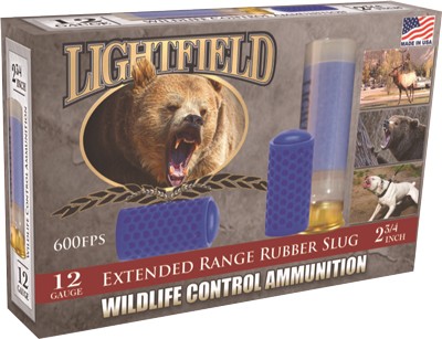 LIGHTFIELD 12GA 2.75" X-RANGE - RUBBER SLUG 5RD 10BX/CS