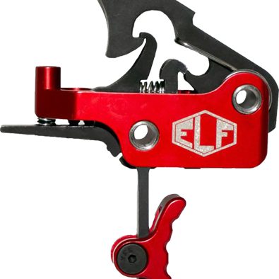 ELFTMANN TRIGGER APEX AR-15 - CURVED ADJ 2.75-7LBS RED