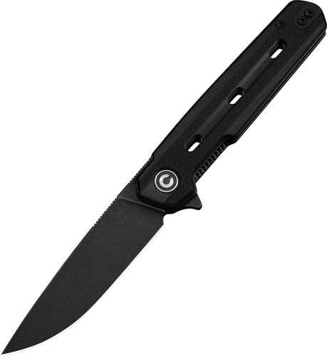 CIVIVI KNIFE NAVO 3.25" BLACK - G10 BLACK STONEWASH LINER LOCK
