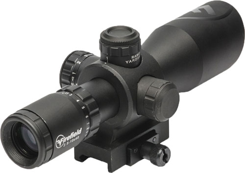 FIREFIELD BARRAGE 2.5-10X40 - RIFLESCOPE MIL-DOT RETICLE