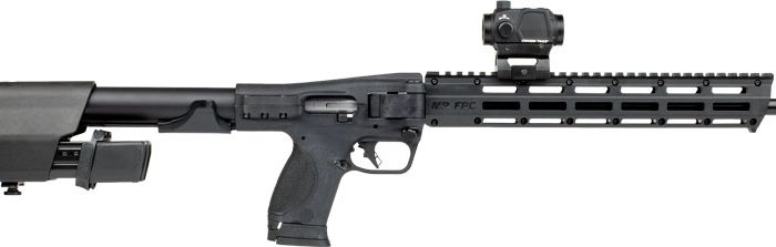 S&W M&P FPC 9MM W/ CTS RED DOT - 16.25" 1-17RD 2-23RD MAGS BLK