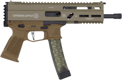 GRAND POWER STRIBOG SP9A3 9MM - 8" BBL 30 RD MAG FDE