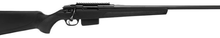 SAVAGE 334 350LEG 18" MATTE - BLACK/BLACK SYN STOCK