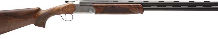 STEVENS 555E O/U 16GA 28" MC5 - SILVER ENGRAVED/WALNUT