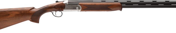 STEVENS 555E O/U 28GA 26" MC5 - 2 3/4" SILVER ENGAVED/WALNUT