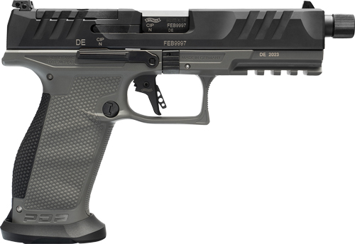 WALTHER PDP OR PRO SD 9MM 5.1" - 18-SHOT GRAY POLYOMER FRAME
