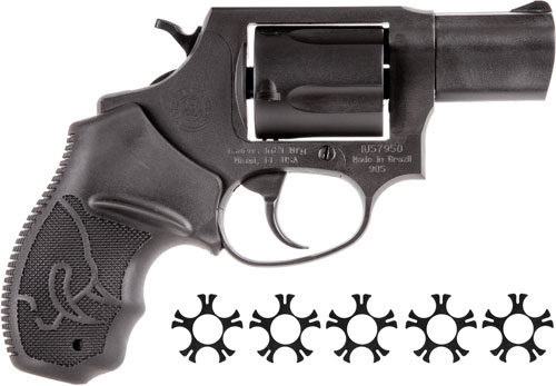 TAURUS 905 9MM 2" FS 5-SHOT - BLUED RUBBER