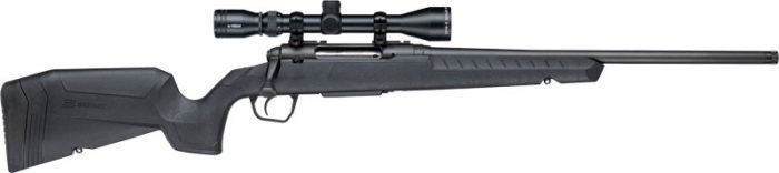 SAVAGE AXIS XP 223 20" COMPACT - THREADED W/3-9X40 BLACK/BLACK