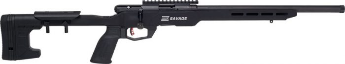 SAVAGE B17 PRECISION 17HMR 18" - HB MDT CHASSIS W/RAIL BLACK