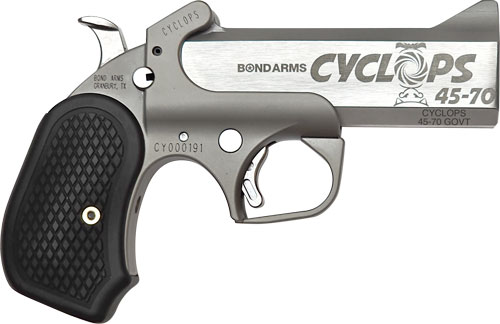 BOND ARMS CYCLOPS 45-70 SS - 4.25" B6 EXTENDED GRIP <