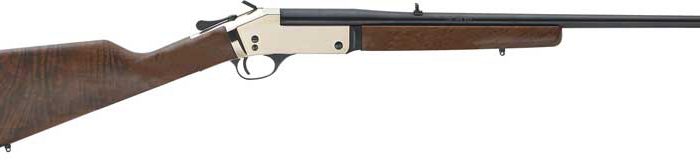 HENRY H15 SINGLE BARREL 357/38 - 22" BRASS RECEIVER WALNUT