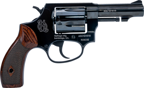 HERITAGE ROSCOE 38SPL 3" - FIXED BLACK WOOD